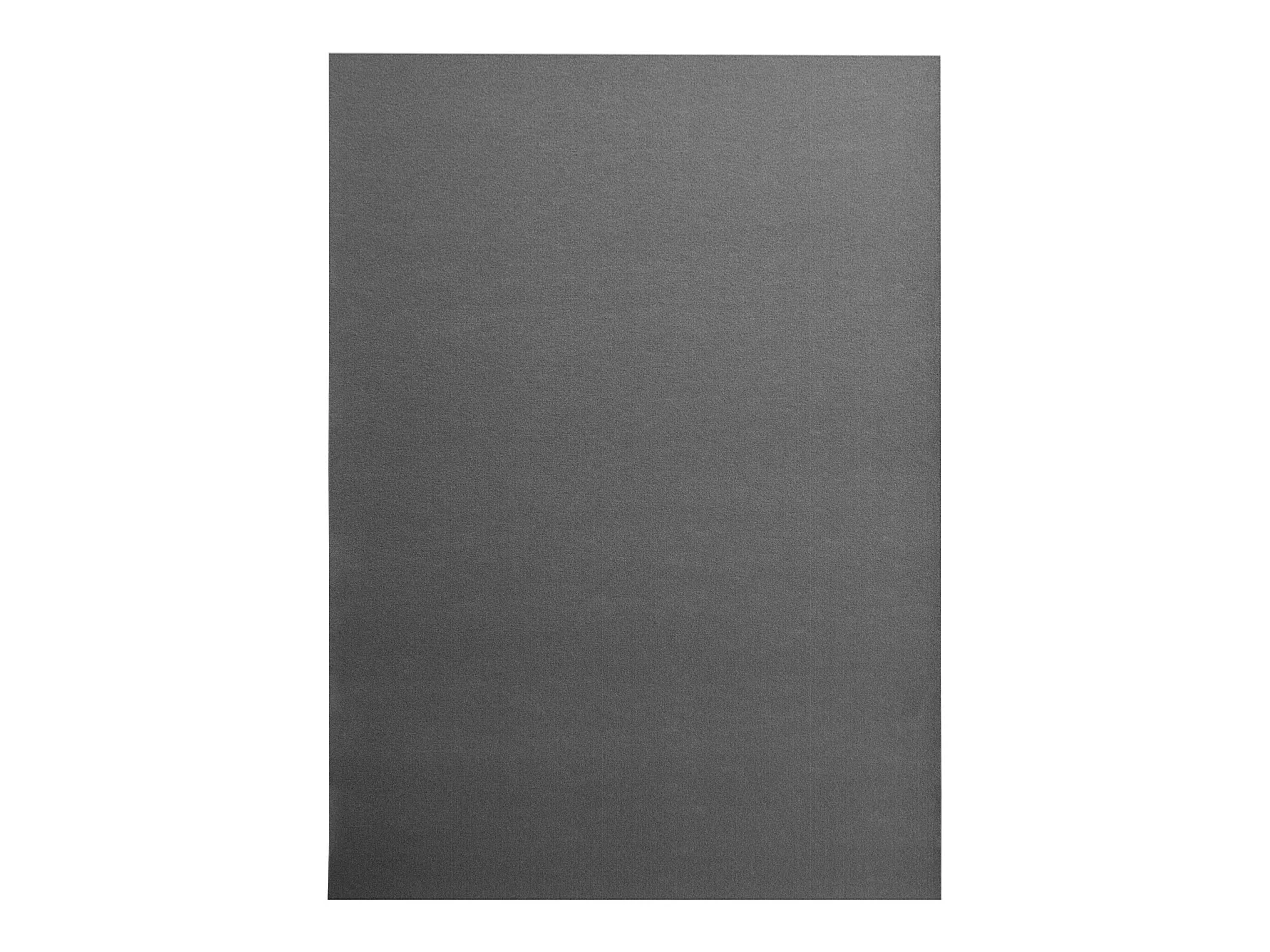Alfombra con refuerzo de goma RUMBA 1897 un solo color gris oscuro 130x200 cm