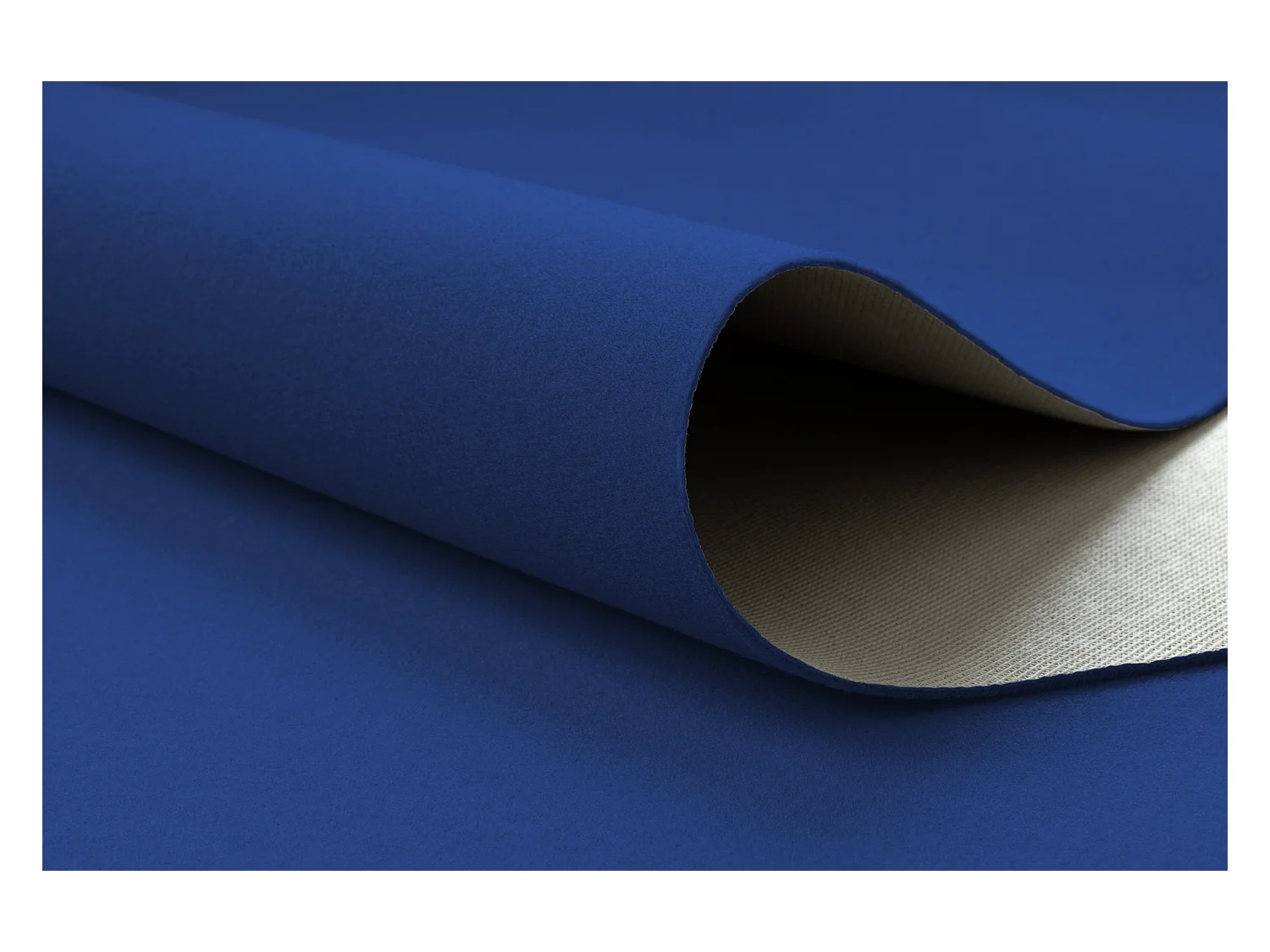 Tapis ANTIDÉRAPANT RUMBA 1349 couleur unique cobalt 80x200 cm