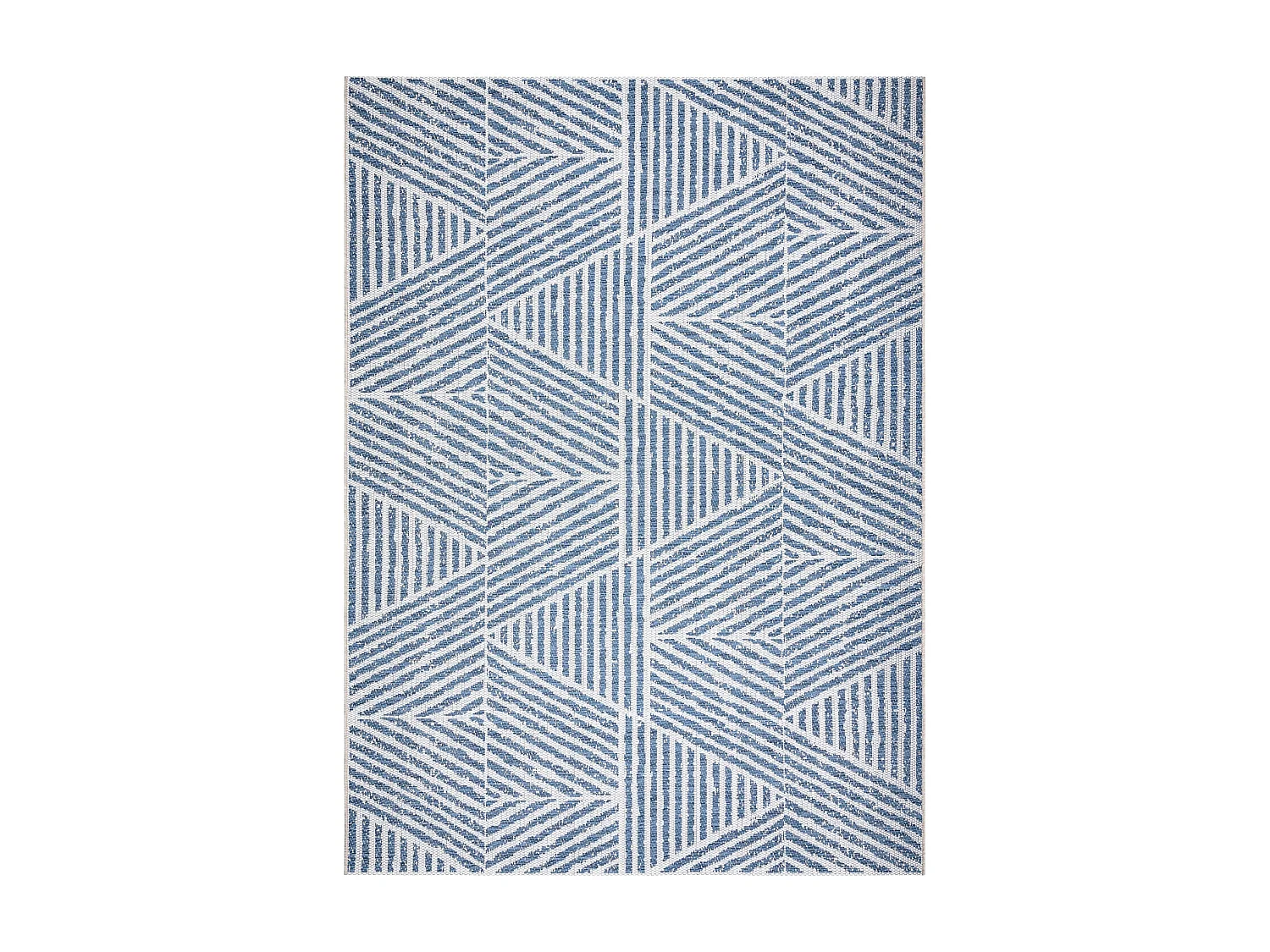 Sisal tapijt SISAL COLOR 47176360 Lijnen, driehoek, zigzag beige / bal 60x110 cm