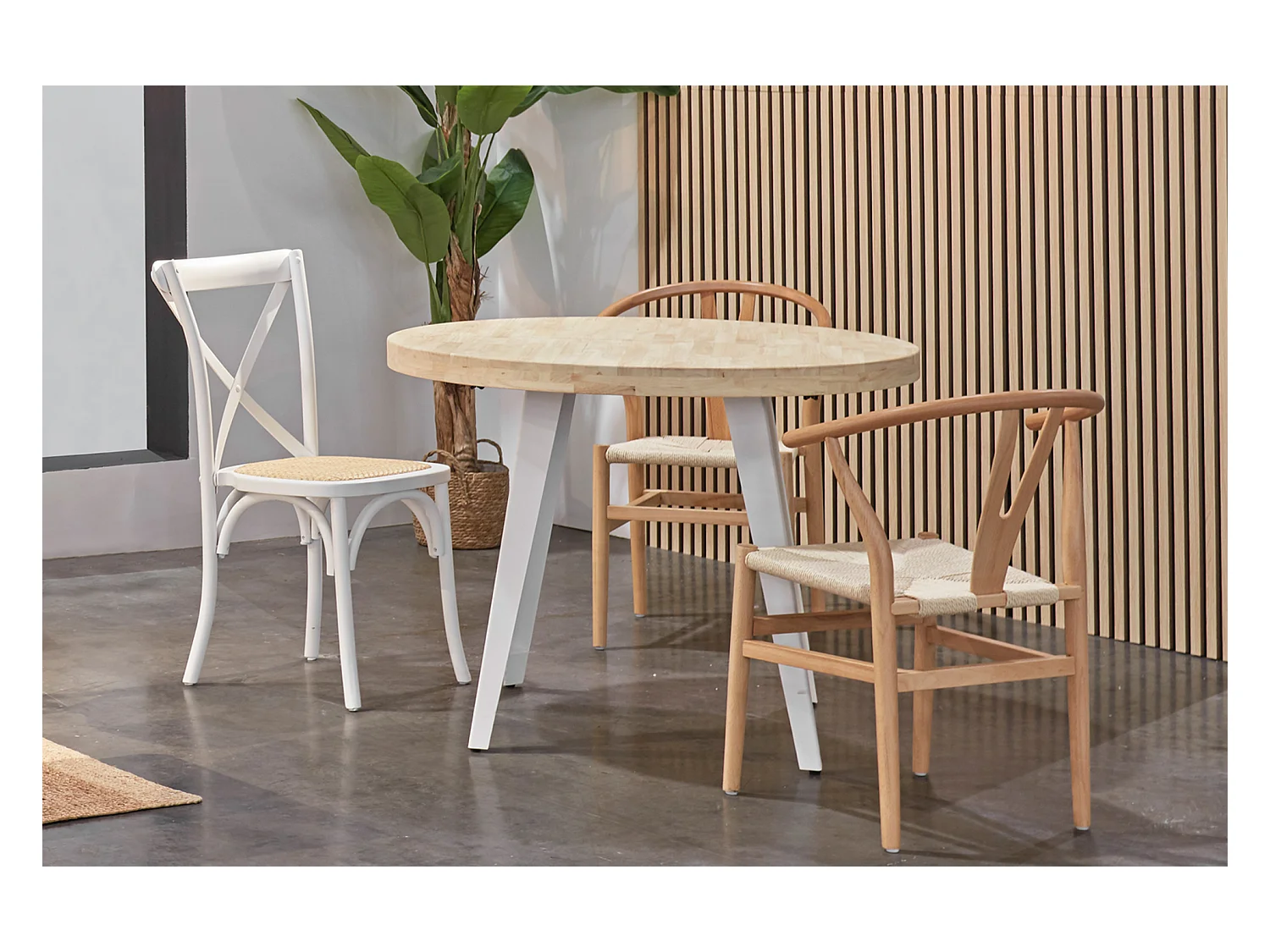 Table basse relevable en bois et métal coloris chêne nordique blanc - longueur 120 x profondeur 80 x hauteur 49 -76 cm