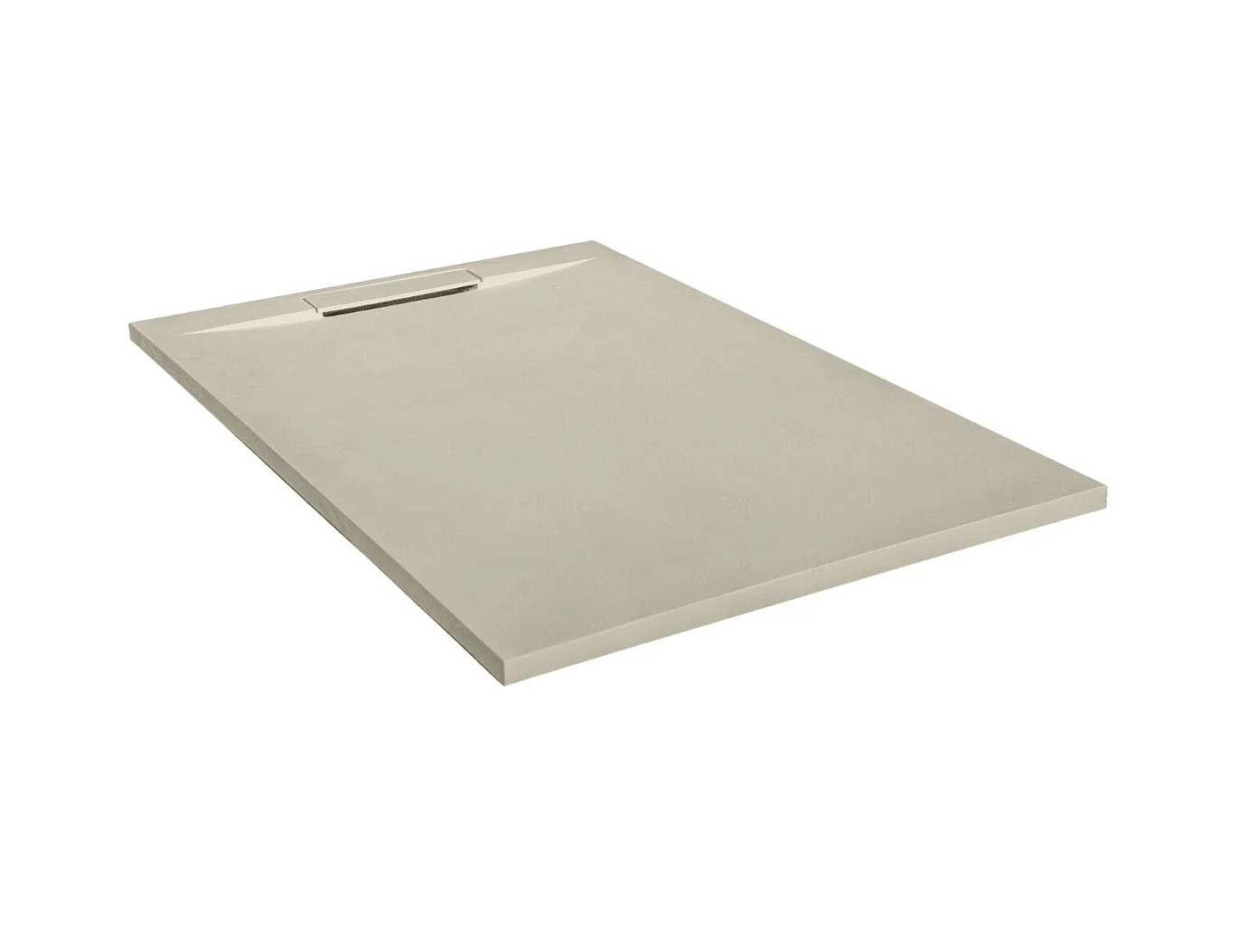 Plato de ducha extraplano ONA efecto pizarra arena 100x80