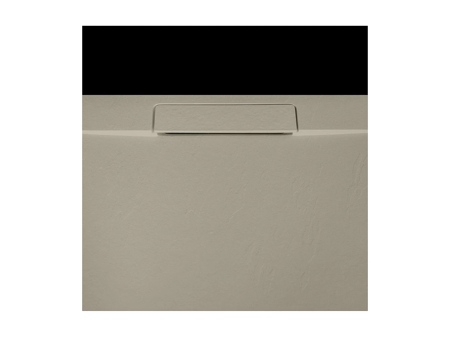 ONA extraflache Duschwanne in Sandschieferoptik 100x80