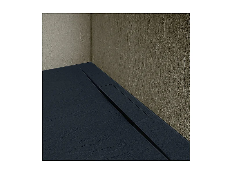 Plato de ducha extraplano ONA efecto pizarra 100x80cm 120x80