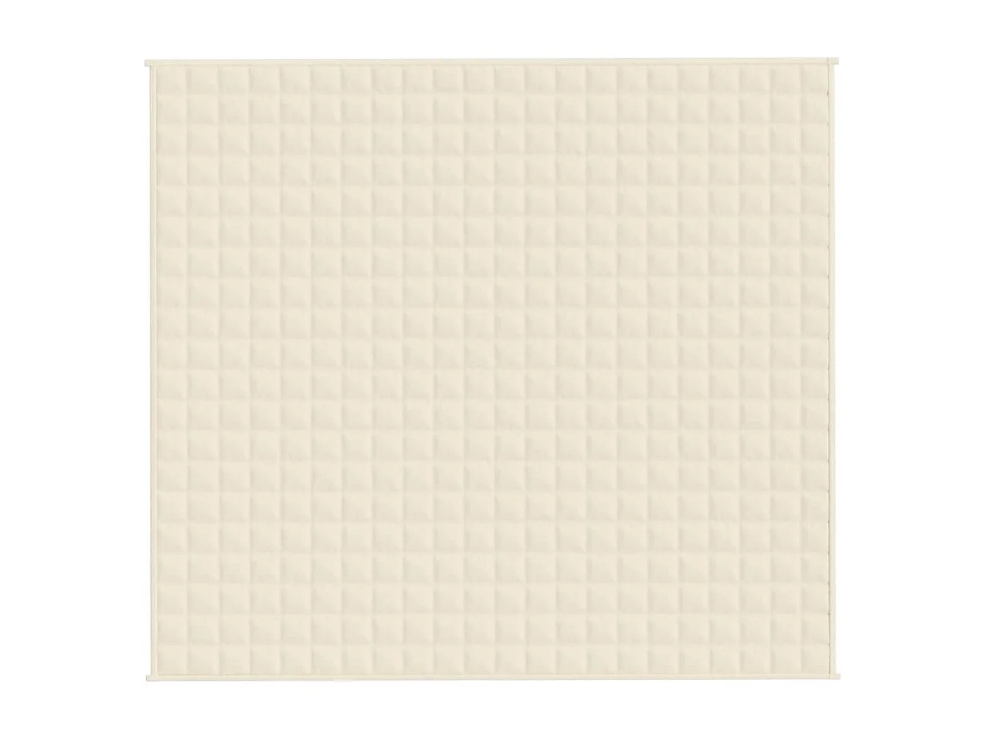 Couverture | Plaid lestée Crème clair 200x220 cm 9 kg Tissu