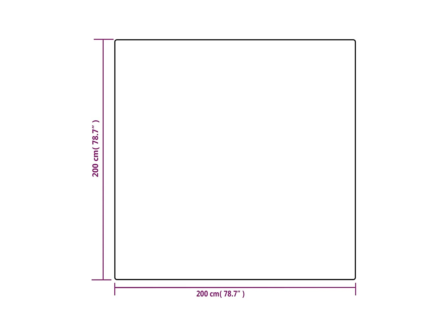 Couverture | Plaid lestée avec housse Gris 200x200 cm 9 kg Tissu