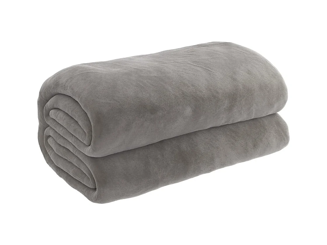 Couverture | Plaid lestée avec housse Gris 200x230 cm 13 kg Tissu
