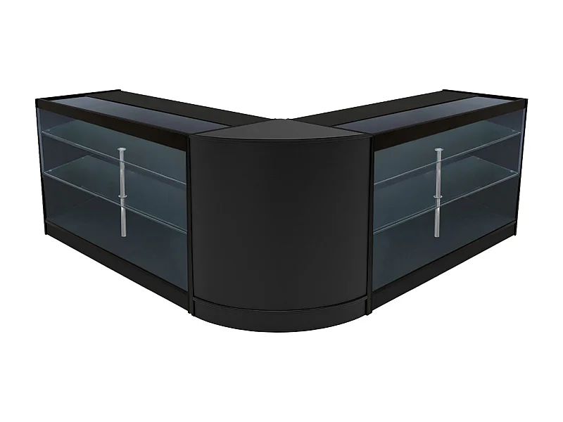 Zestaw oświetlenia sklepowego Helios LED CM60 i 2 x K1500 – czarny