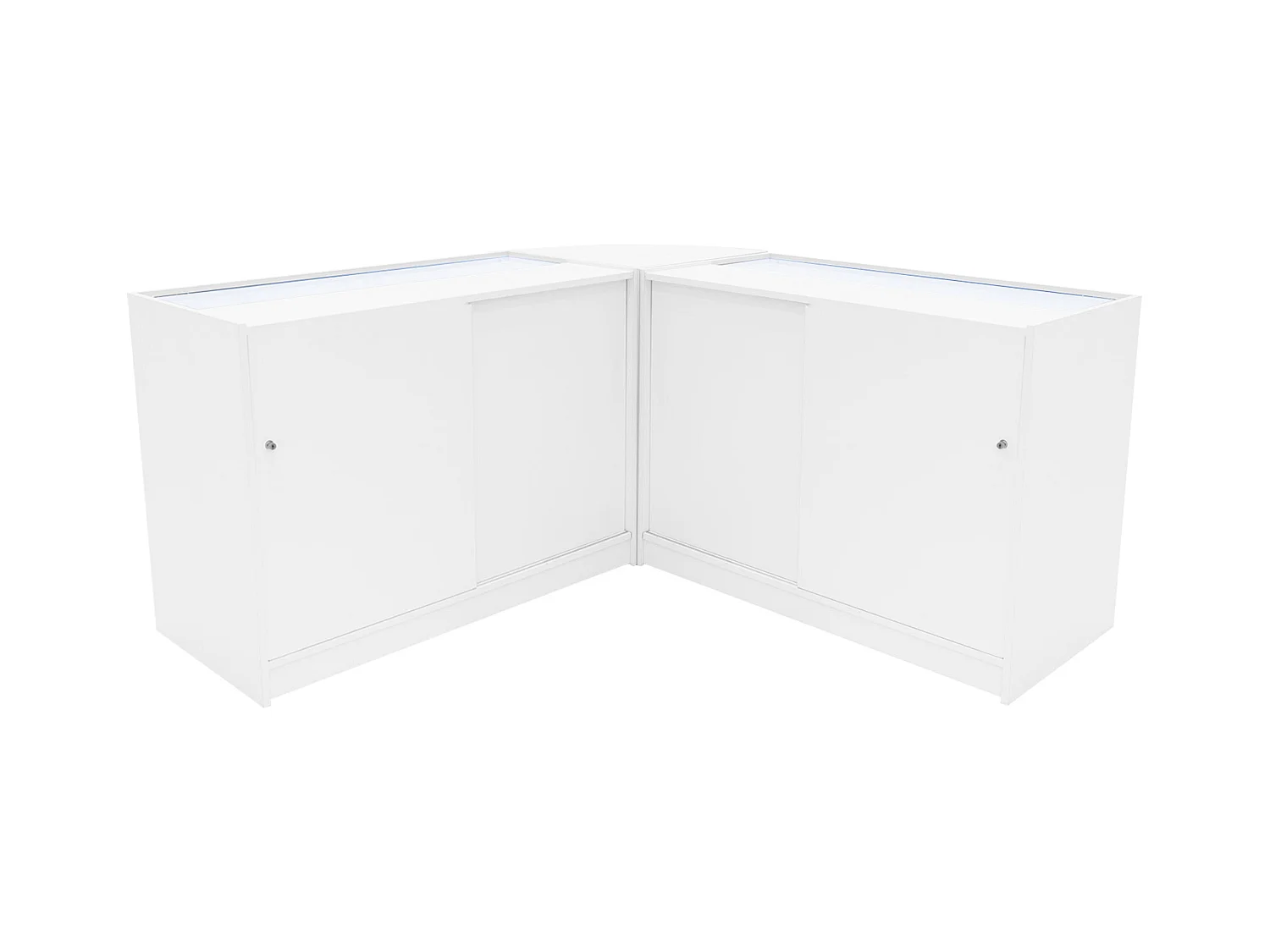 Zestaw oświetlenia sklepowego Helios LED CM60 i 2 x K1200 – biały