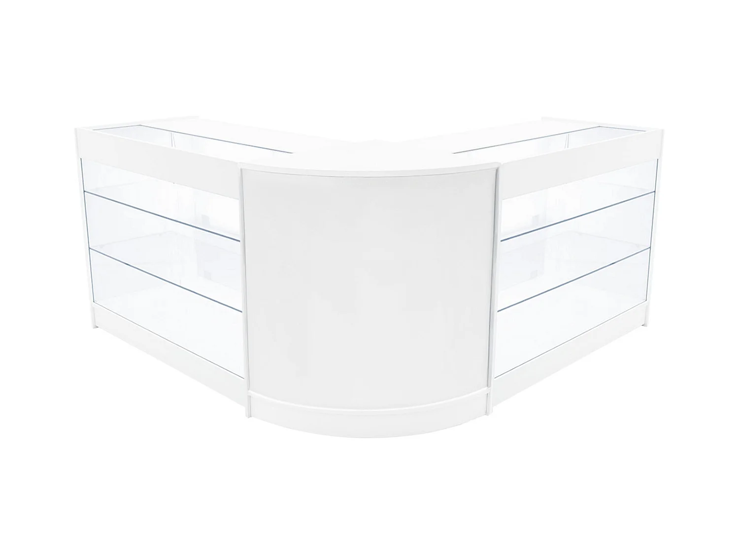 Helios LED Winkel Toonbank Set CM60 & 2 x K1200 - Wit