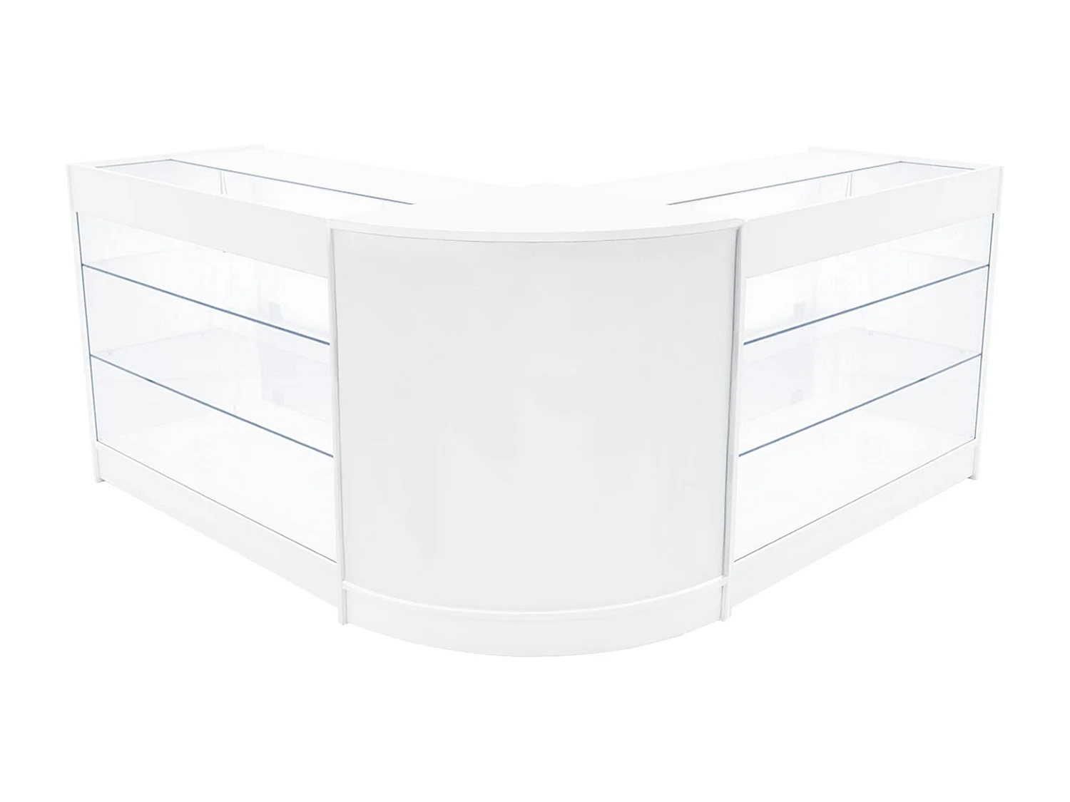 Helios LED Winkel Toonbank Set CM60 & 2 x K1200 - Wit