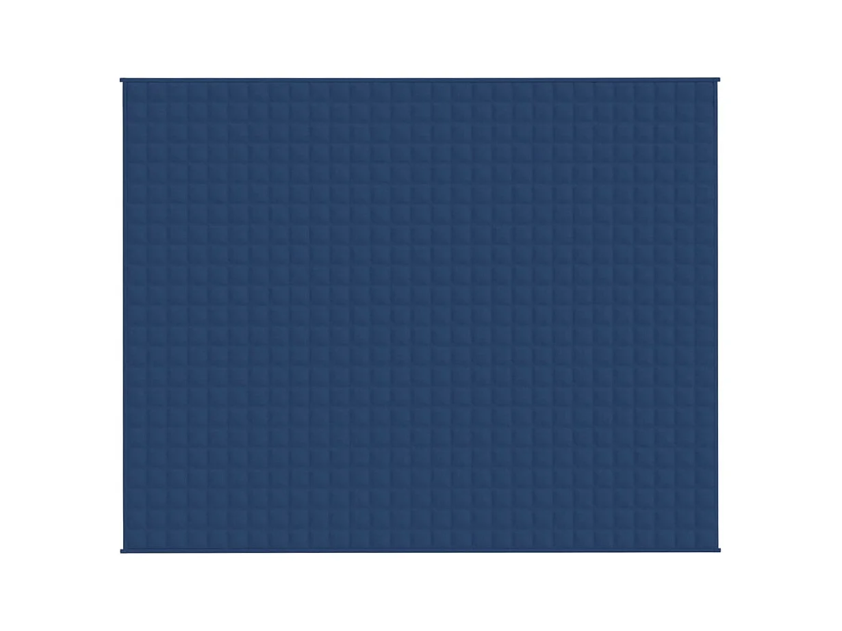 Couverture | Plaid lestée Bleu 235x290 cm 11 kg Tissu