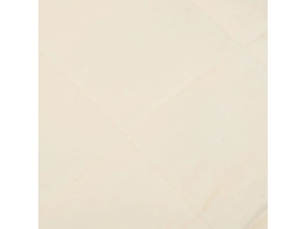 Couverture | Plaid lestée Crème clair 138x200 cm 10 kg Tissu