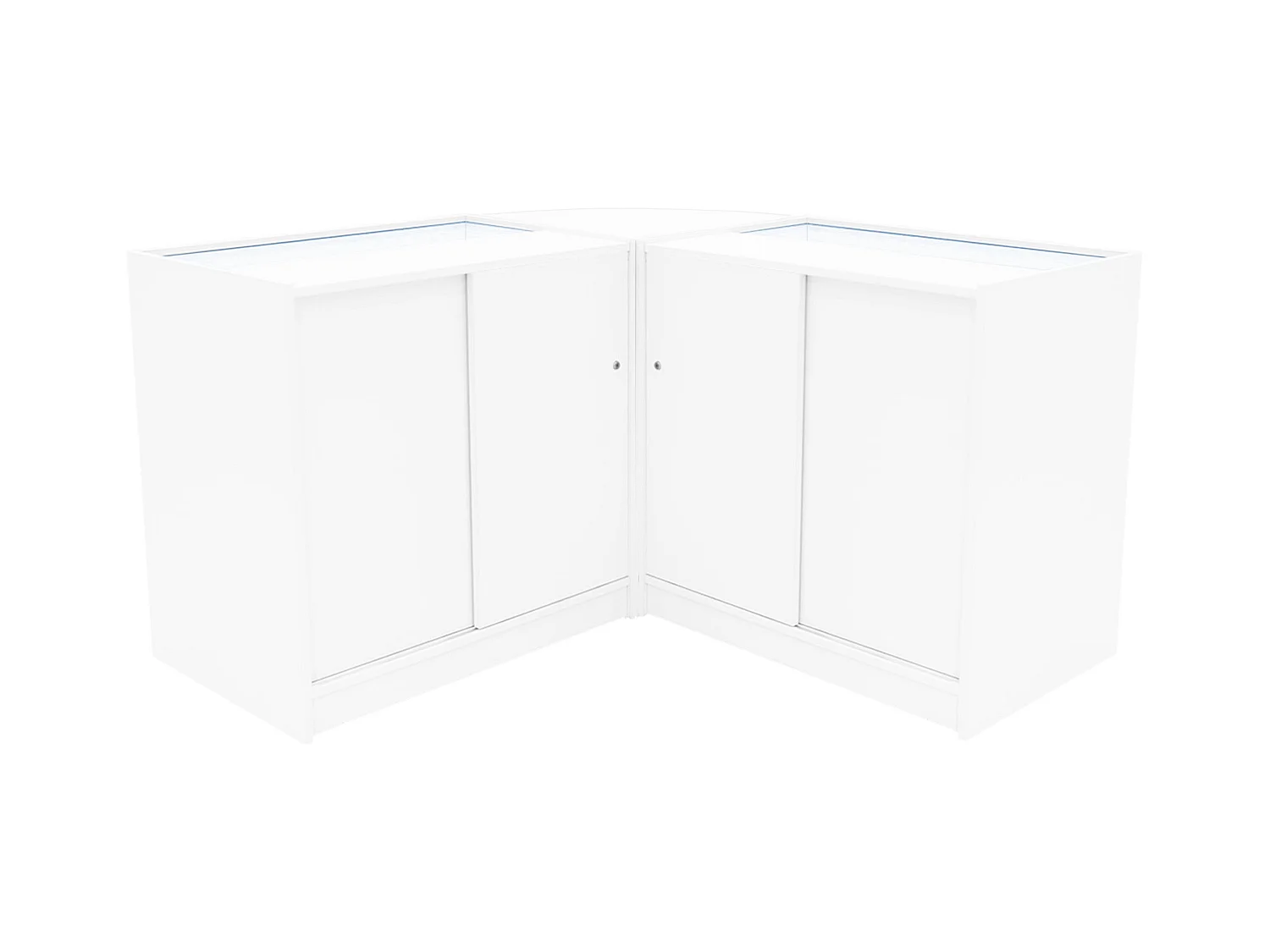 Zestaw oświetlenia sklepowego Helios LED CM60 i 2 x K900 – biały