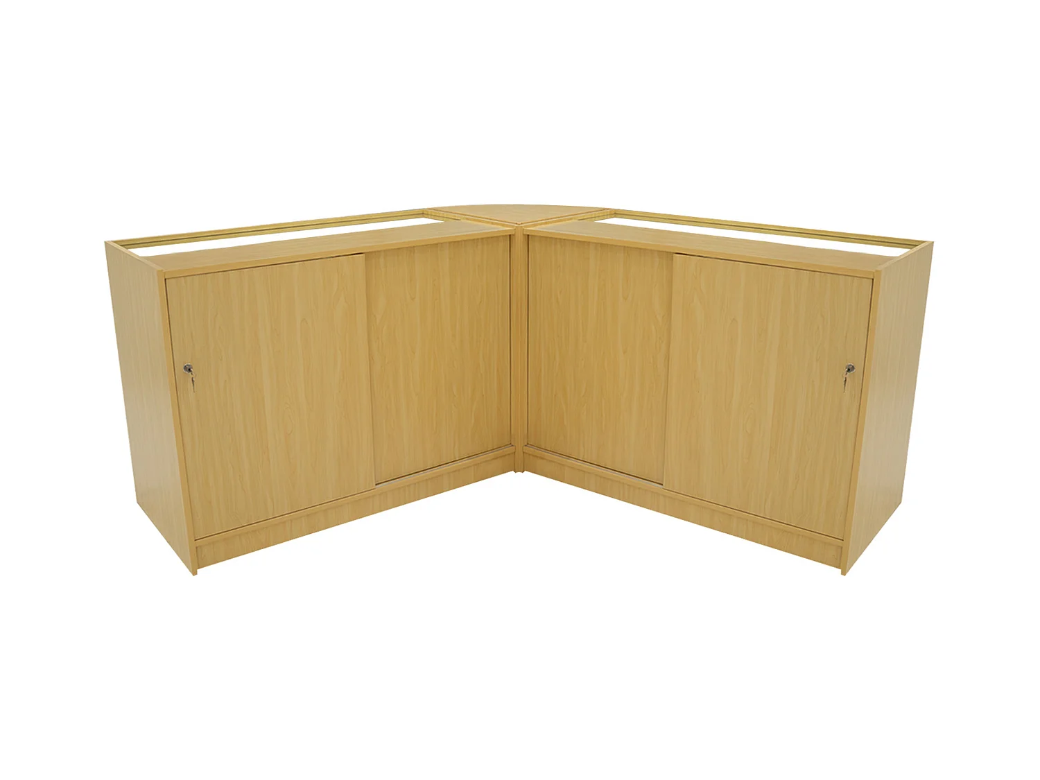 Helios LED Verkaufstheken-Set CM60 + K1200 (2 Stück) – Ahorn