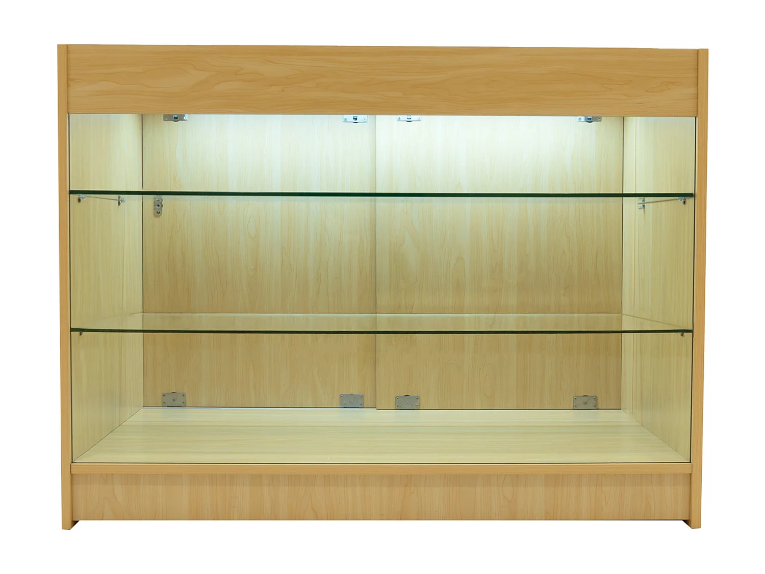 Comptoir de Ventes Verouillables en MDF Érable à LED Ensemble Helios K1200 CM60