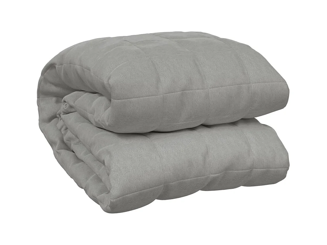 Couverture | Plaid lestée Gris 235x290 cm 15 kg Tissu