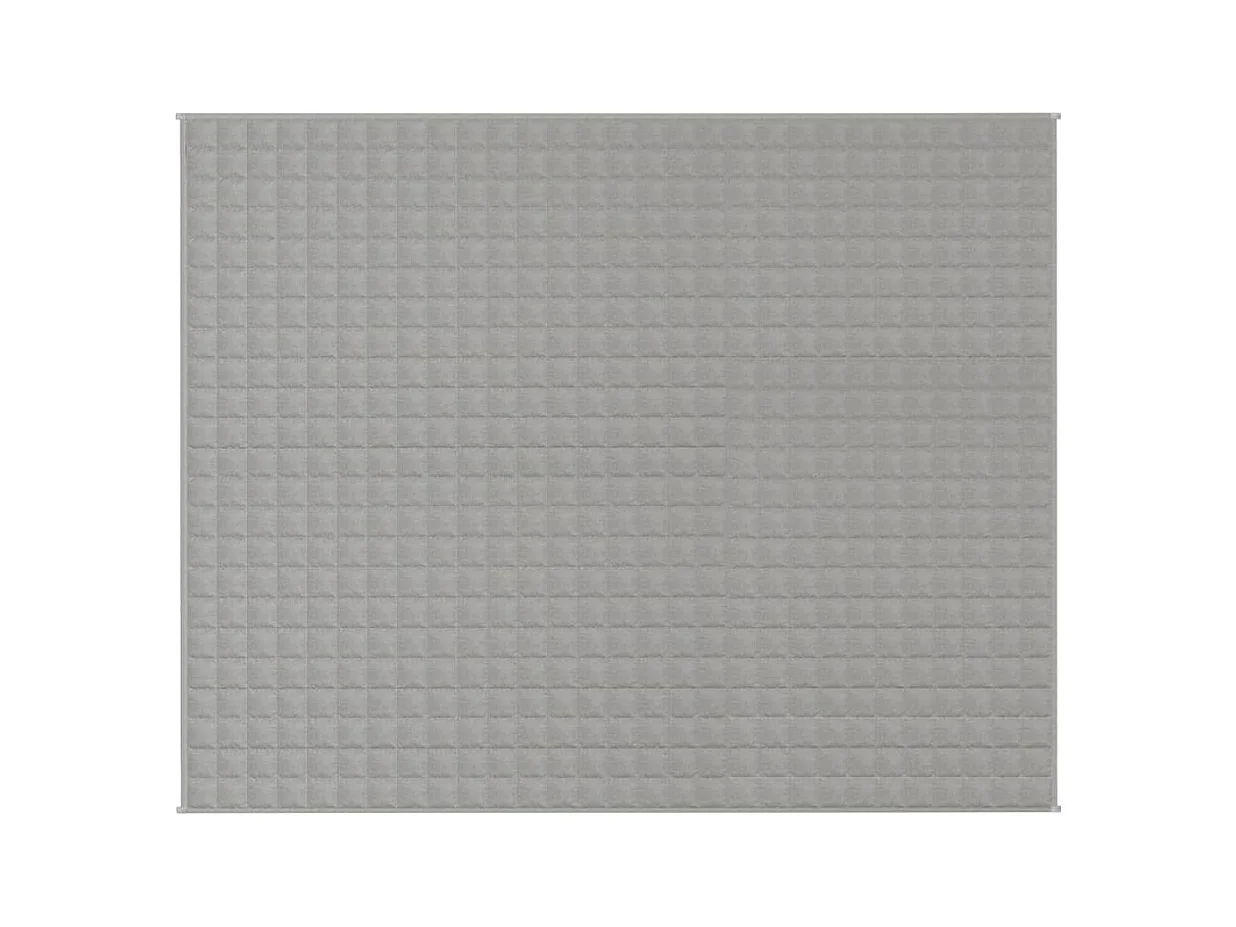 Couverture | Plaid lestée Gris 235x290 cm 15 kg Tissu