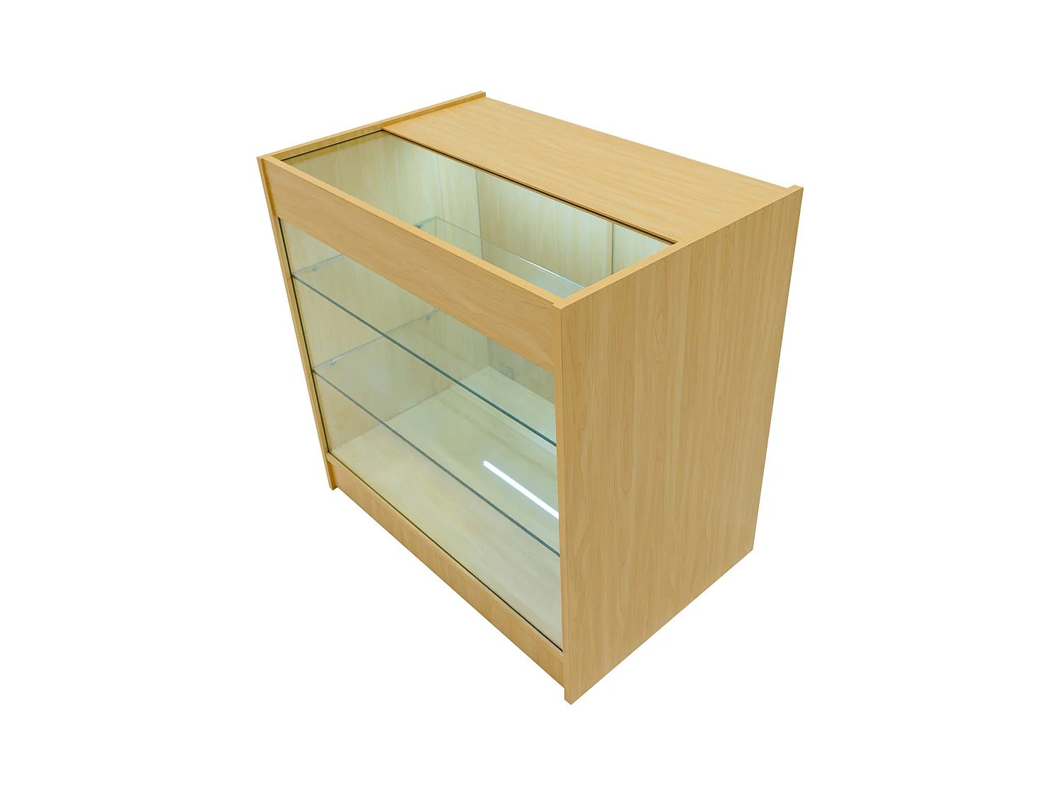 Set Banconi Acero Helios LED K900 CM60 con Serratura e Vetrina Espositiva