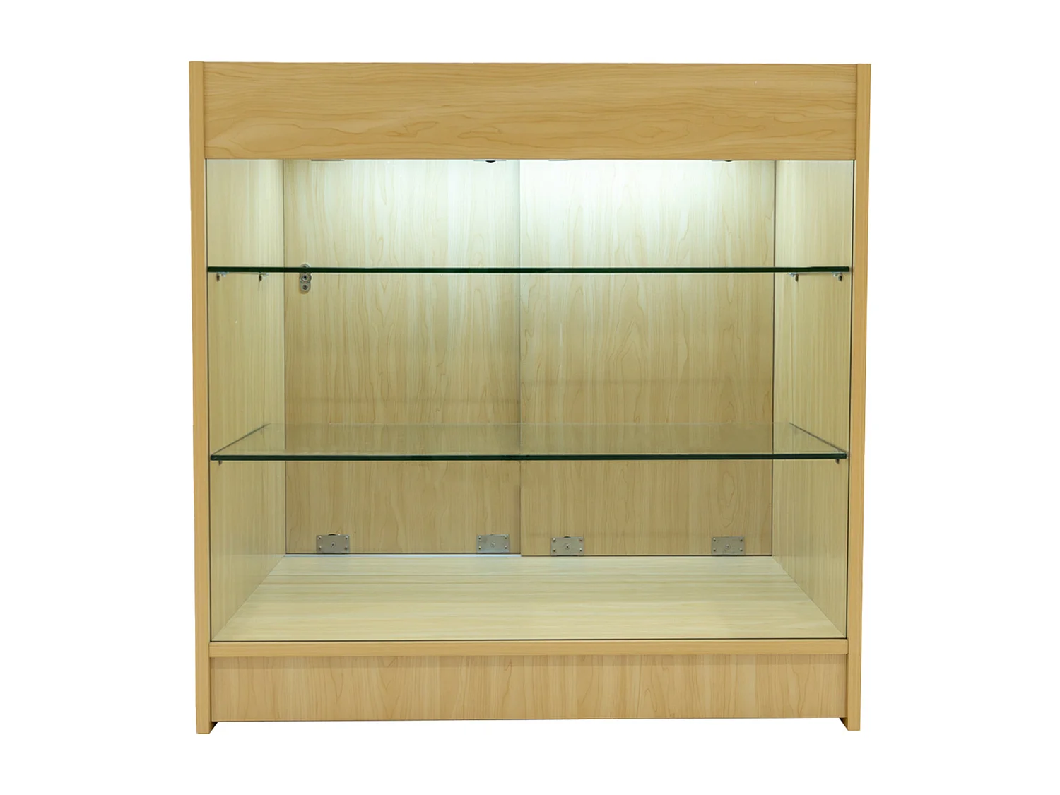 Comptoir de Ventes Verouillables en MDF Érable à LED Ensemble Helios K900 CM60