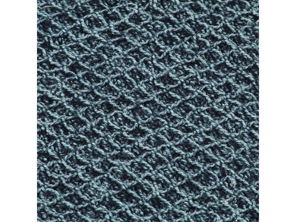 Couverture | Plaid en coton 125 x 150 cm Bleu indigo
