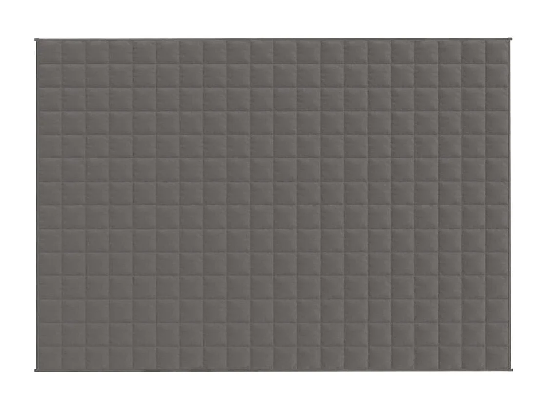 Couverture | Plaid lestée Gris 138x200 cm 10 kg Tissu