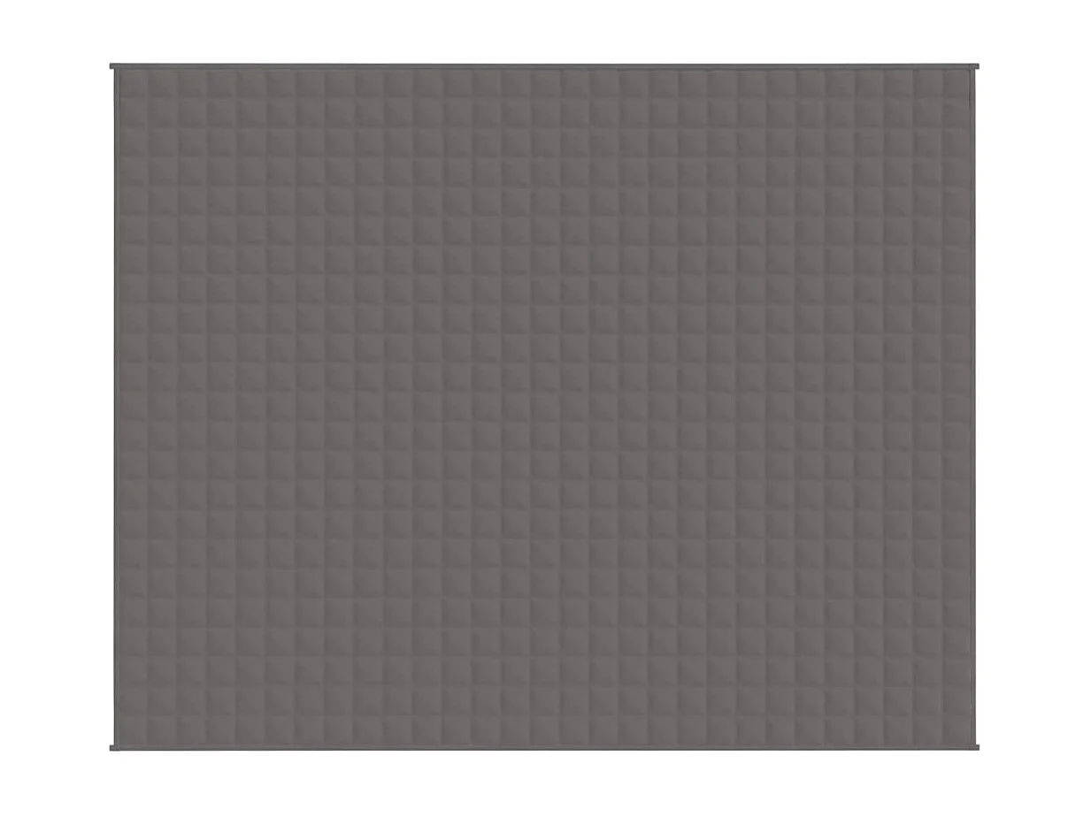 Couverture | Plaid lestée Gris 235x290 cm 11 kg Tissu
