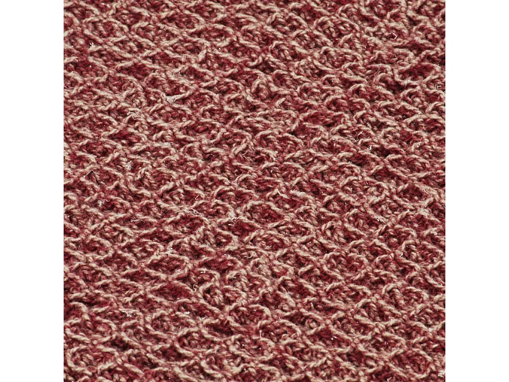 Couverture | Plaid en coton 220 x 250 cm Bordeaux