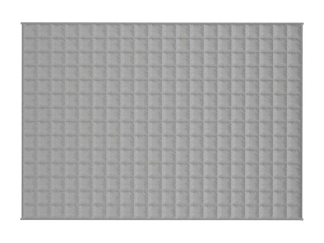 Couverture | Plaid lestée Gris 140x200 cm 6 kg Tissu