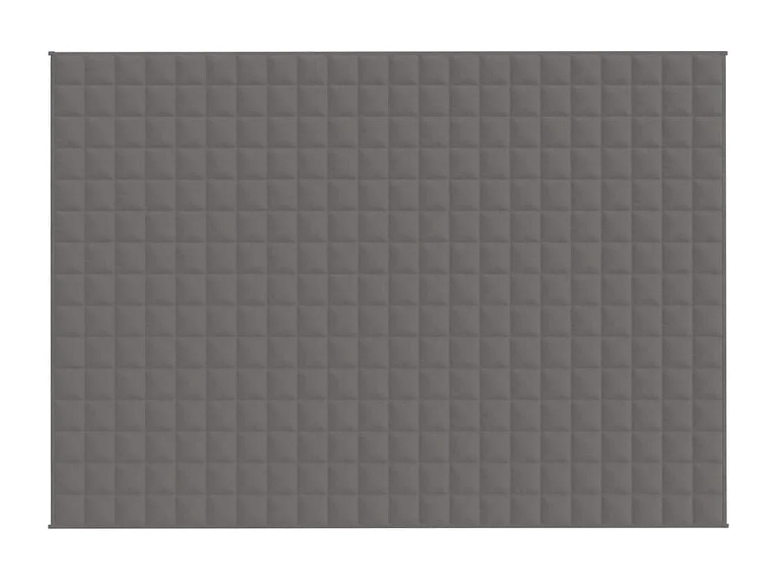 Couverture | Plaid lestée Gris 155x220 cm 11 kg Tissu