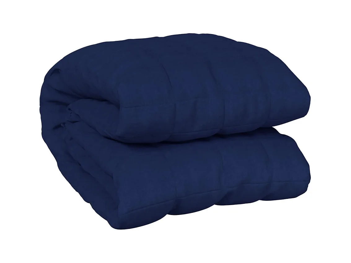 Couverture | Plaid lestée Bleu 220x235 cm 15 kg Tissu