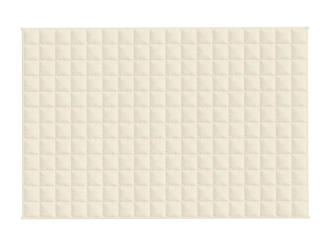 Couverture | Plaid lestée Crème clair 120x180 cm 5 kg Tissu
