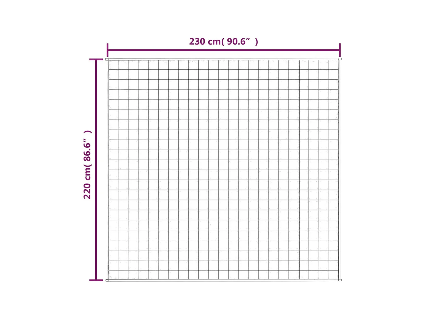 Couverture | Plaid lestée Crème clair 220x230 cm 15 kg Tissu