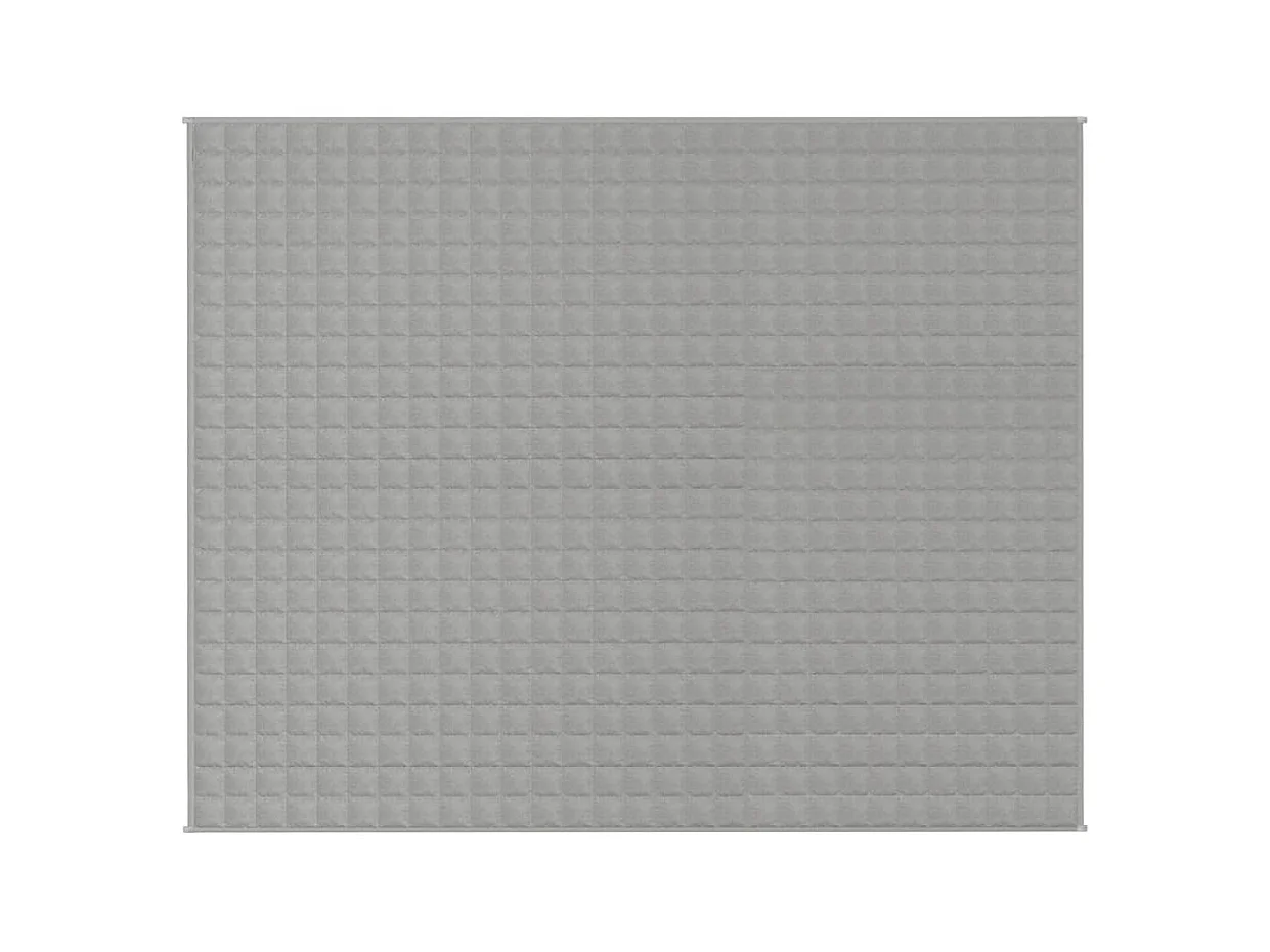 Couverture | Plaid lestée Gris 235x290 cm 11 kg Tissu
