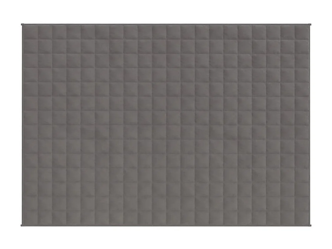 Couverture | Plaid lestée Gris 152x203 cm 11 kg Tissu