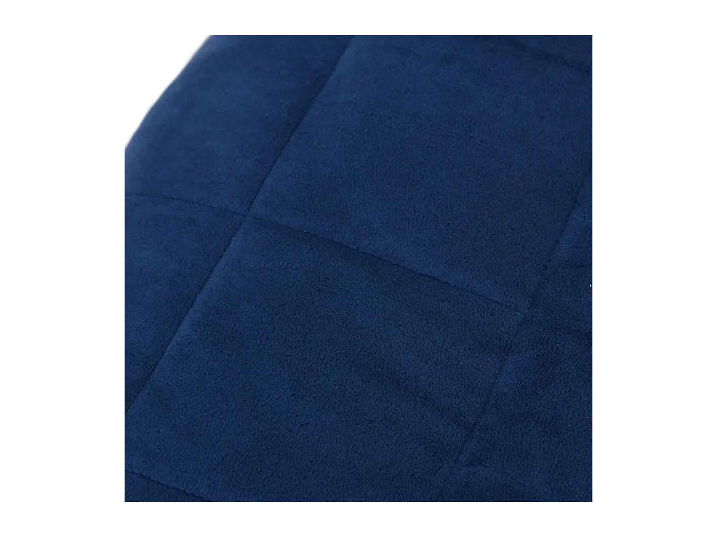 Couverture | Plaid lestée Bleu 235x290 cm 15 kg Tissu