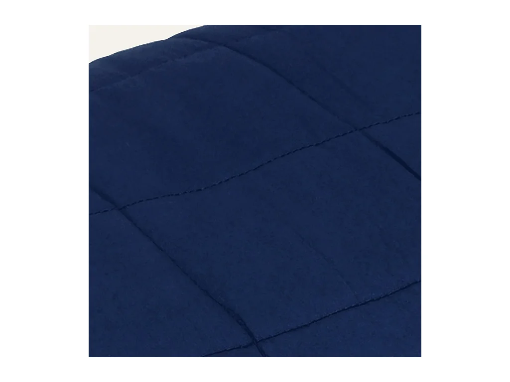 Couverture | Plaid lestée Bleu 220x240 cm 11 kg Tissu