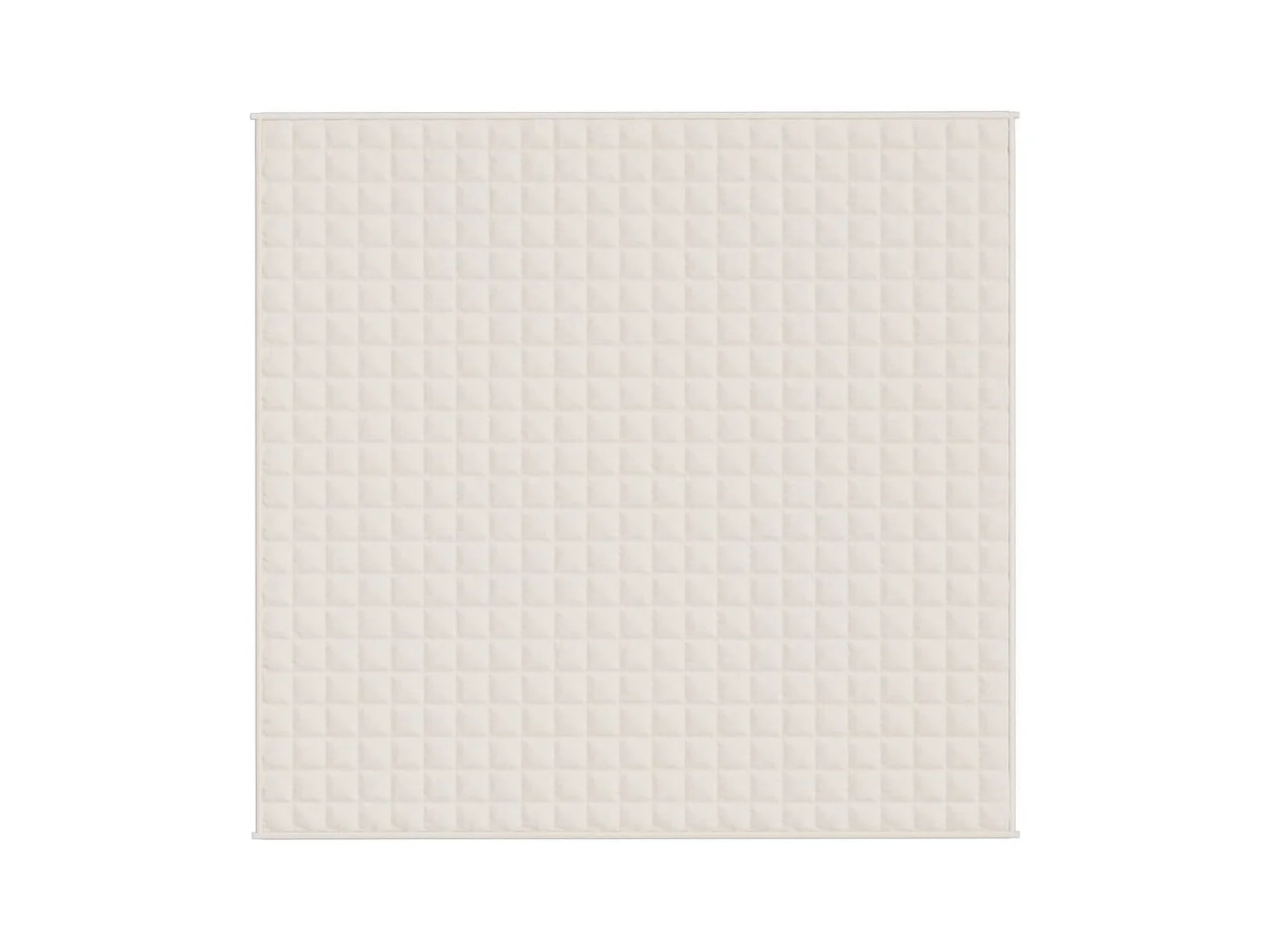 Couverture | Plaid lestée Crème clair 220x240 cm 11 kg Tissu