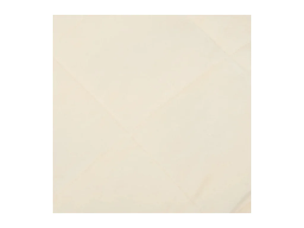 Couverture | Plaid lestée Crème clair 235x290 cm 11 kg Tissu