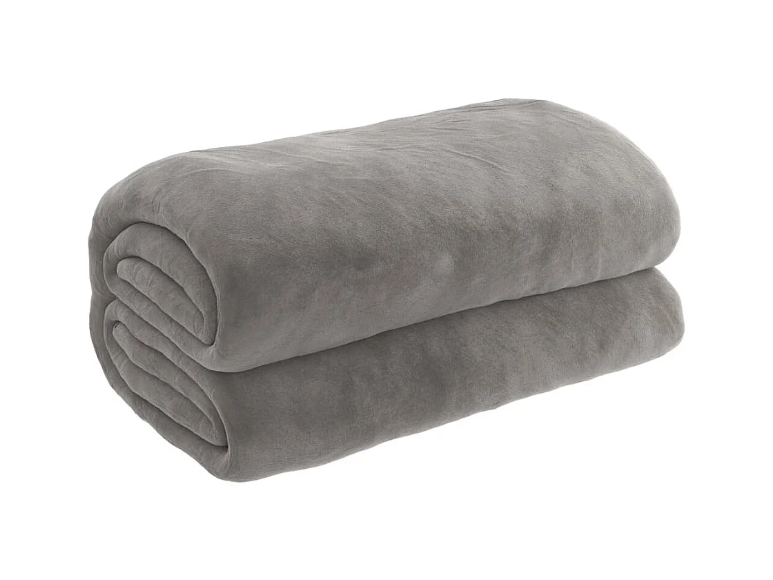 Couverture | Plaid lestée avec housse Gris 152x203 cm 11 kg Tissu