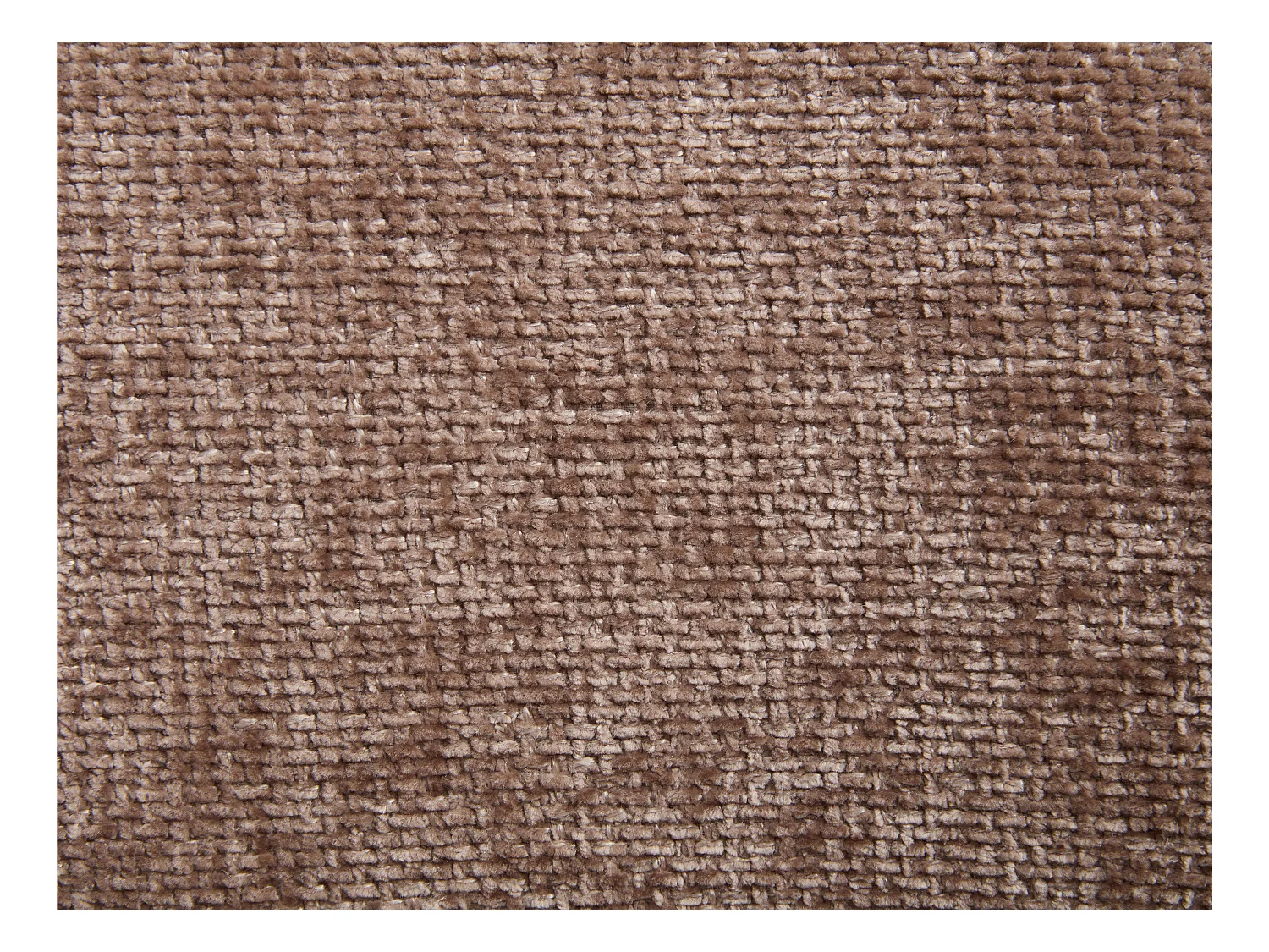 Sett med 6 stoler med armlener i teksturert stoff og gummitreverk - Taupe - MODINIA