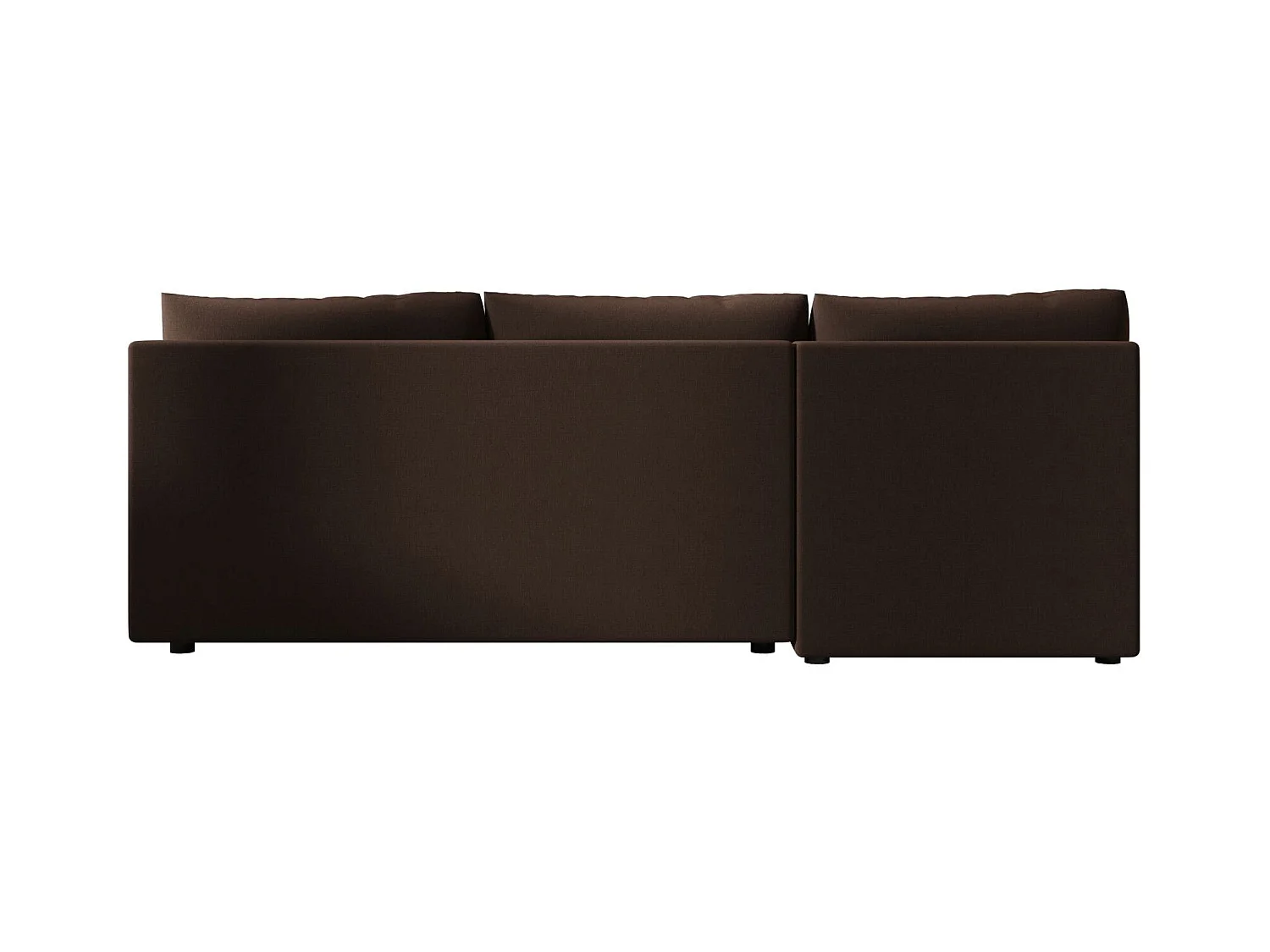 BEDANTE Canapé d’angle MOS L Cosmic 800 Marron Droite avec fonction lit, canapé en L avec coffre de rangement, canapé-lit, canapé convertible