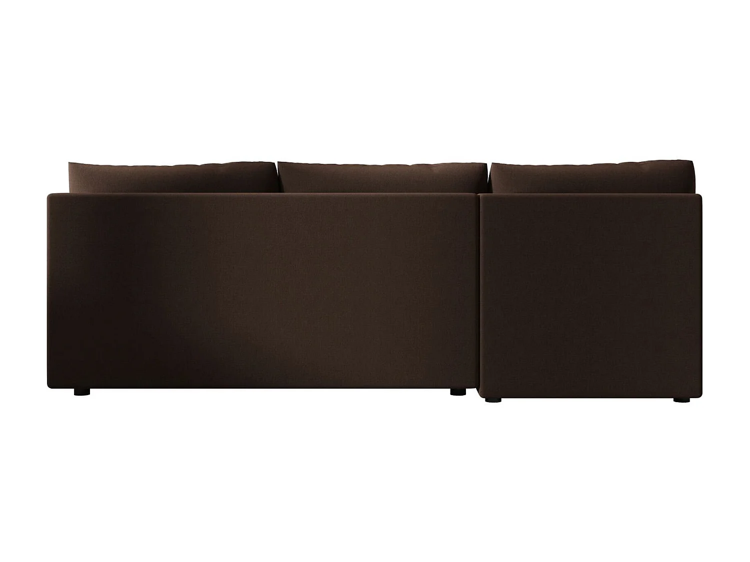 BEDANTE Canapé d’angle MOS L Cosmic 800 Marron Droite avec fonction lit, canapé en L avec coffre de rangement, canapé-lit, canapé convertible