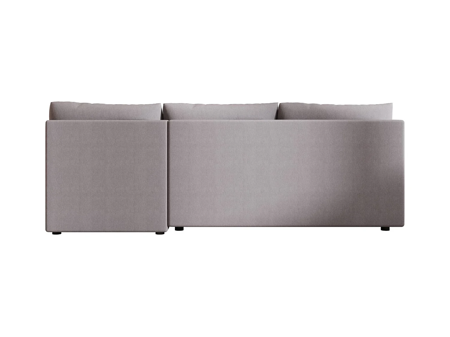 BEDANTE canapé d'angle MOS U BIS Cosmic 160 gris avec fonction de couchage canapé en U avec coffre de rangement