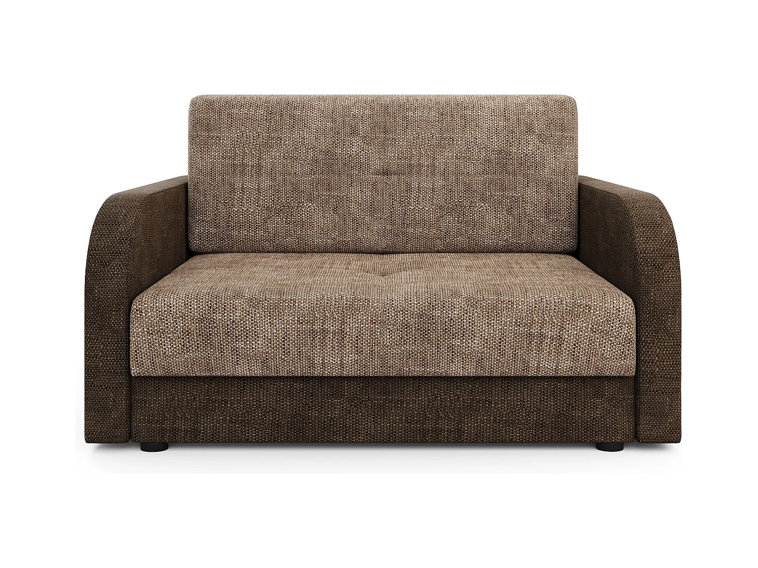 BEDANTE canapé TWICE 120 avec fonction de couchage KORNET 12+00 marron