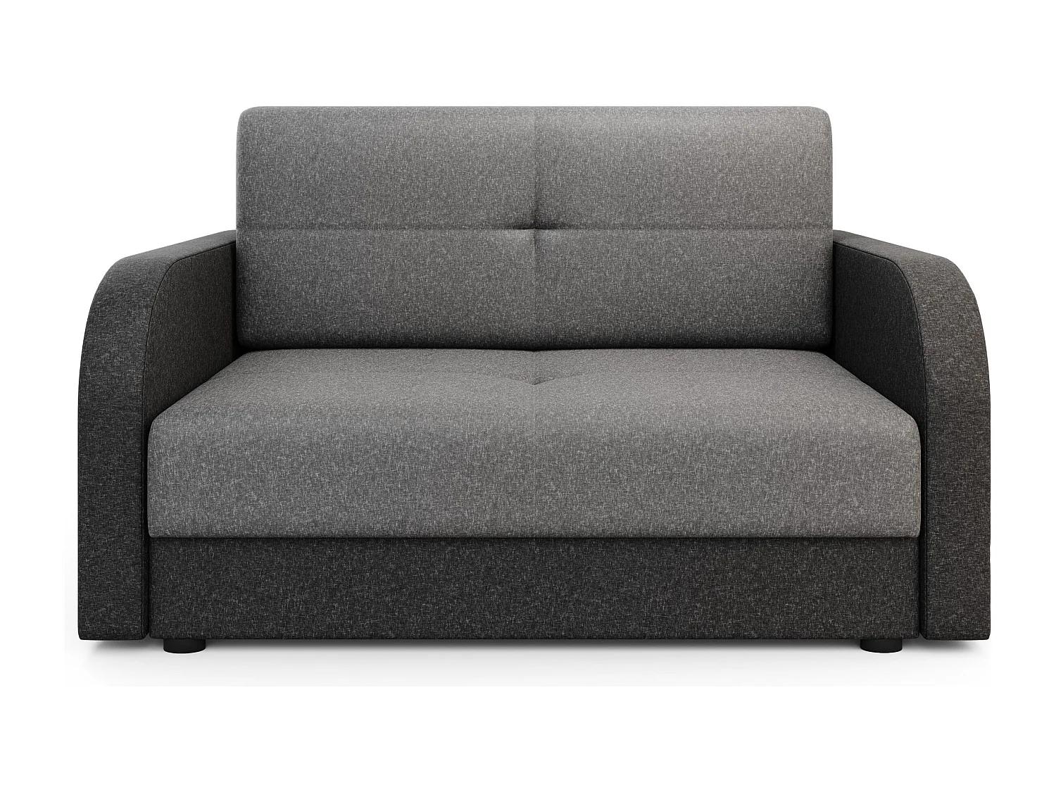 BEDANTE canapé TWICE 120 avec fonction de couchage SAWANA 21+05 beige/gris