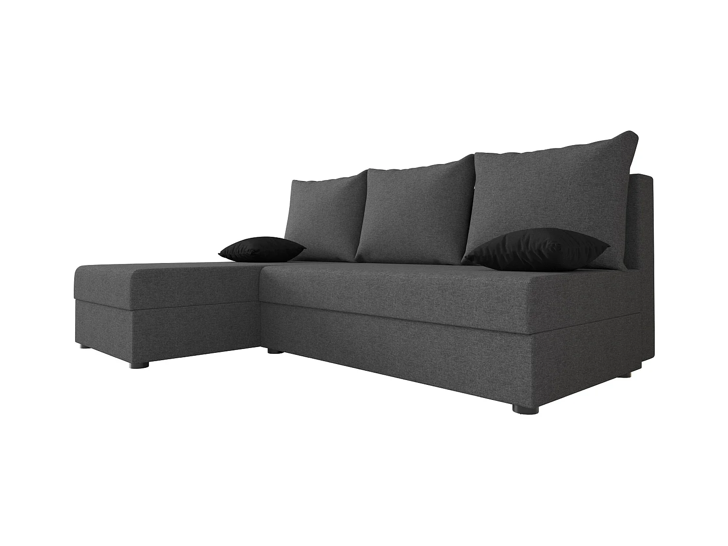 BEDANTE narożnik HEWLET L Sawana 05 lewa szary z funkcją spania