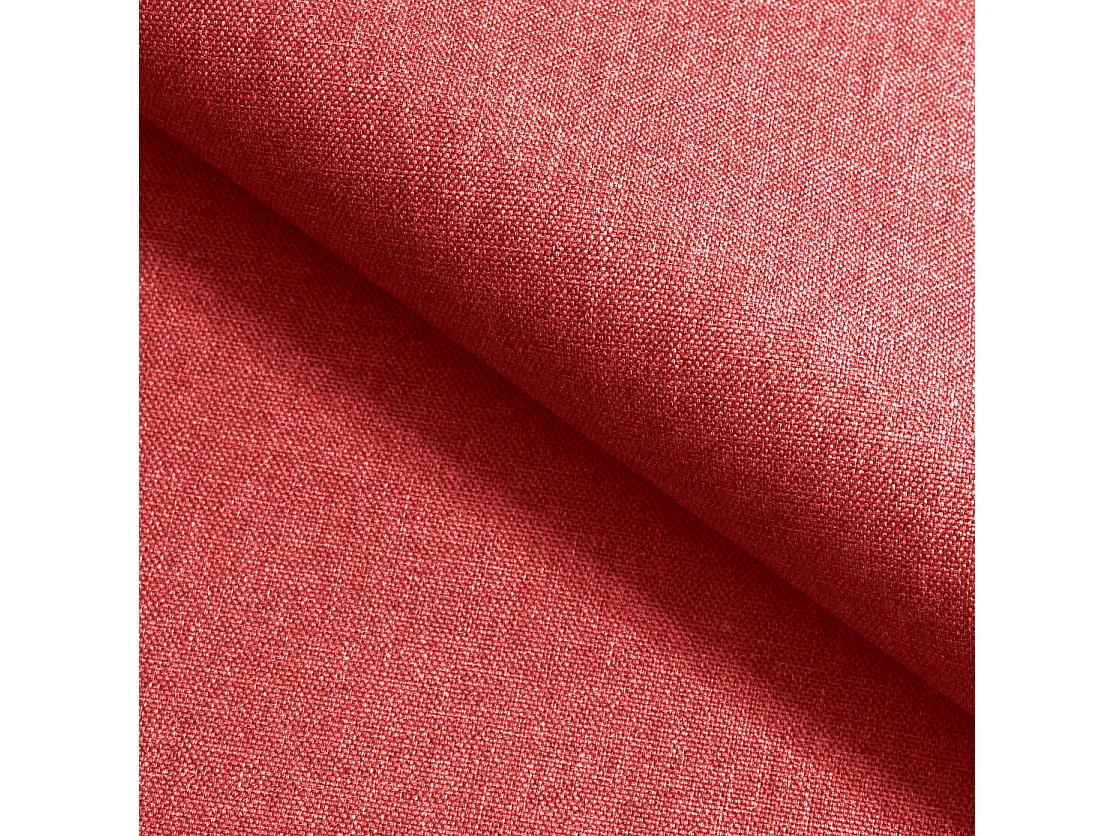 BEDANTE canapé d'angle HEWLET L Sawana 14+13 gauche noir/rouge avec fonction de couchage canapé en forme de L