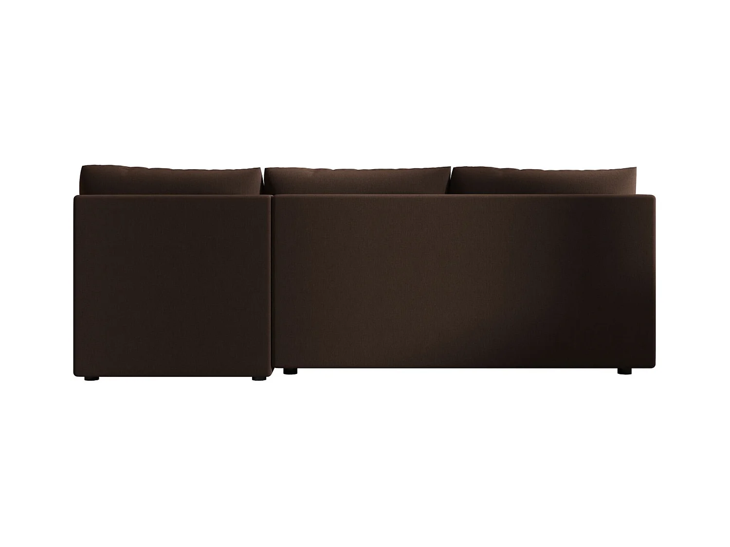 BEDANTE canapé d'angle MOS U BIS Cosmic 800 marron avec fonction de couchage canapé en U avec coffre de rangement