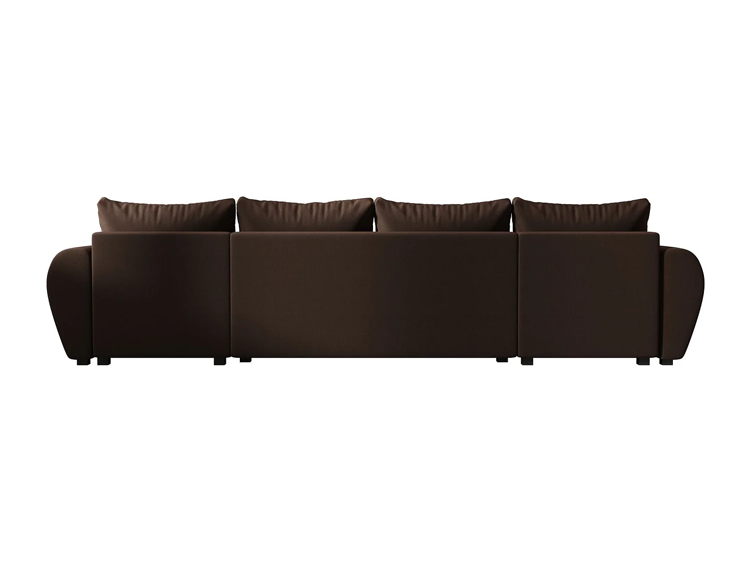 Canapé d'angle BEDANTE MOLISA U Cosmic 800 noir avec fonction couchage Canapé d'angle en forme de U avec espace de rangement Coffre à literie