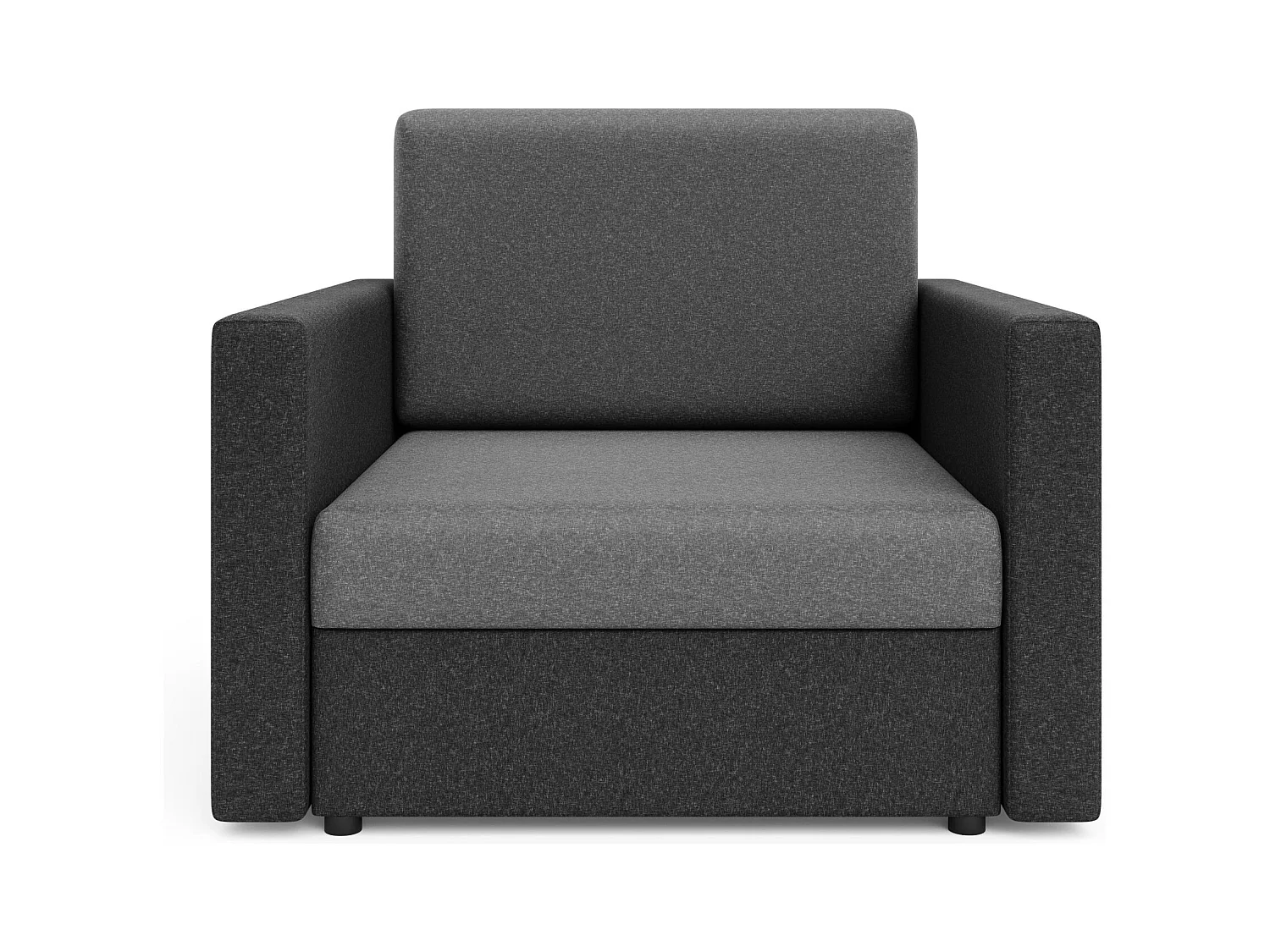 BEDANTE SOFA HEVEN 80 mit Schlaffunktion SAWANA 21+05 Grau mit Stauraum Bettkasten Wohnzimmersofa Couch Sofa Bettsofa Bettkasten Bettcouch
